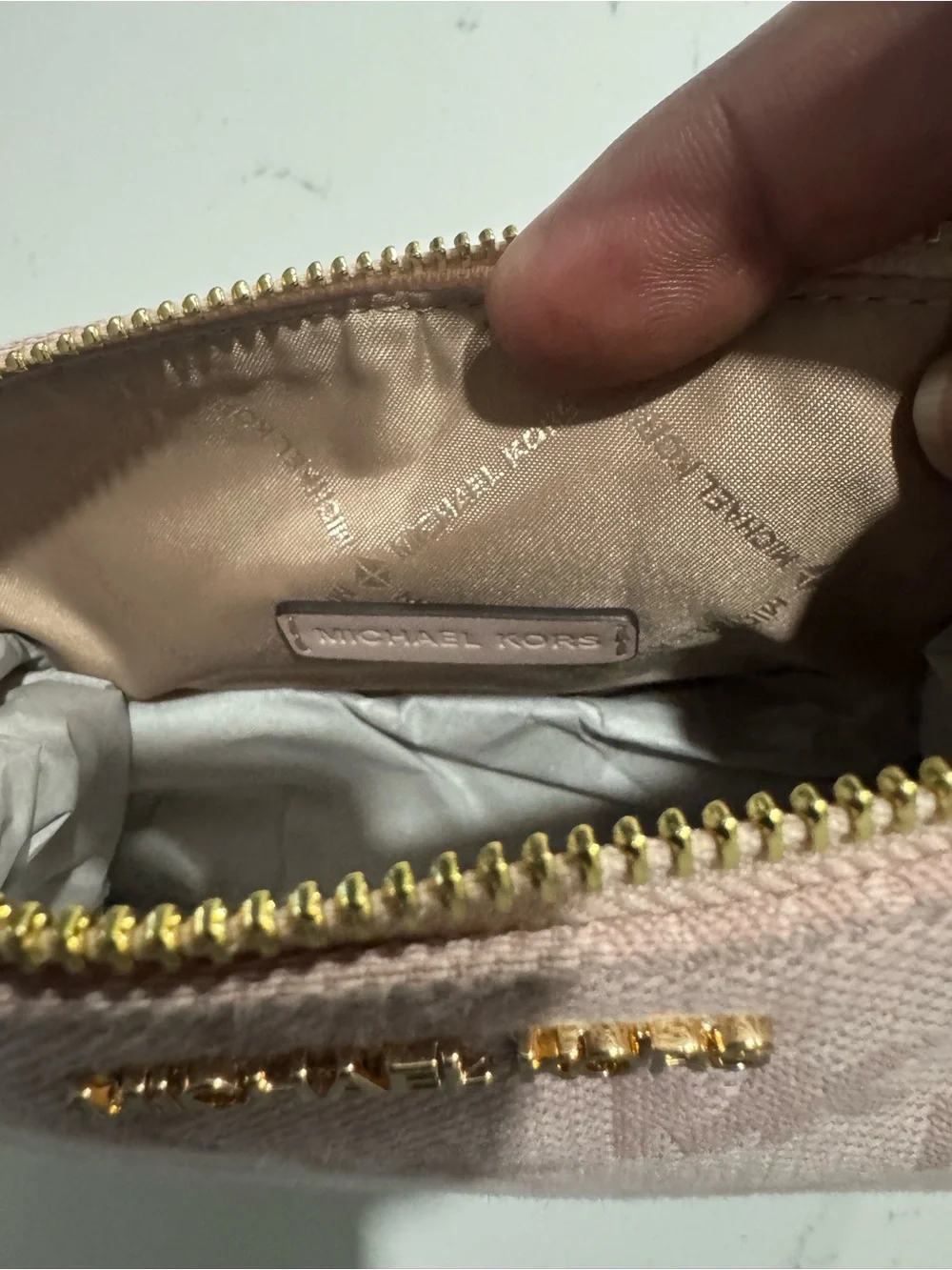 MICHAEL Michael Kors JET SET POUCHETTE - Handbag - soft pink NWT